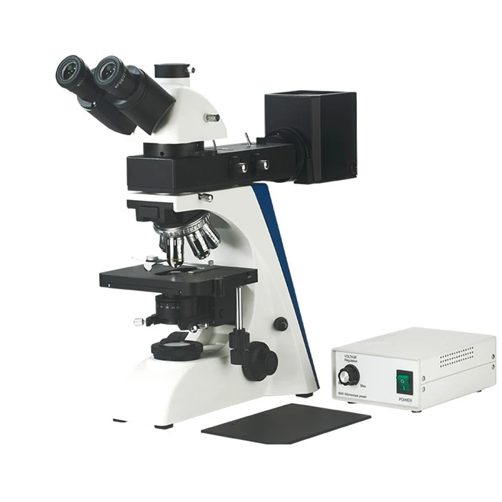 Microscope métallurgique composé trinoculaire