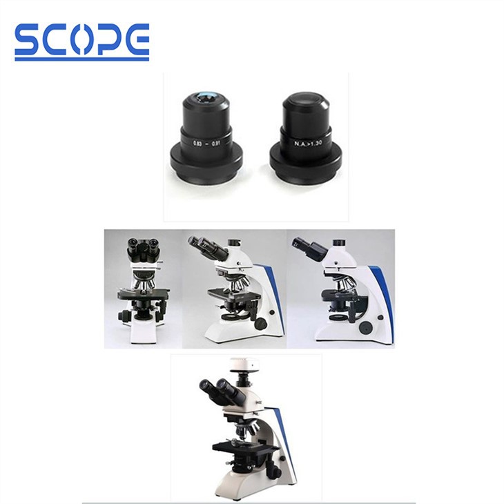 Microscope trinoculaire à champ sombre pour laboratoires de biologie hospitalière